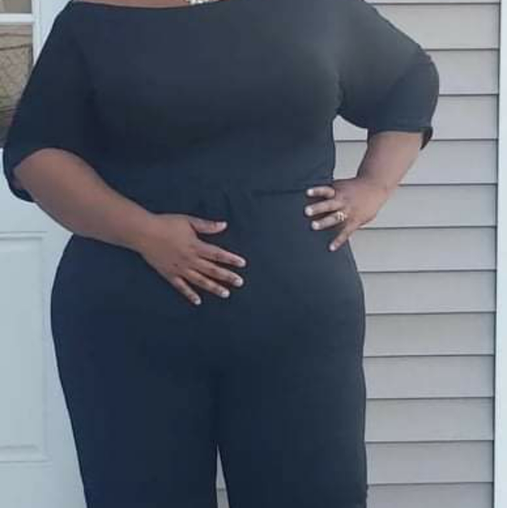 Women’s solid casual jumpsuit